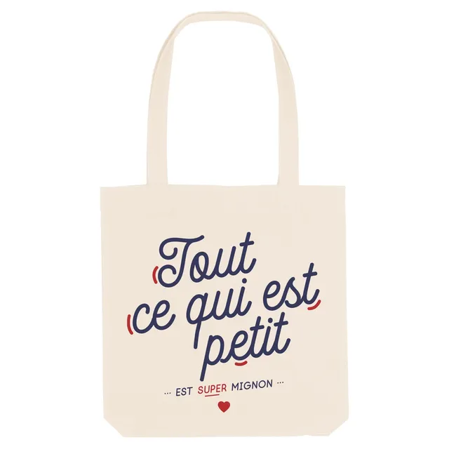 Juste Un T-shirt Tote Bags Tout ce qui est petit tote bag naturel