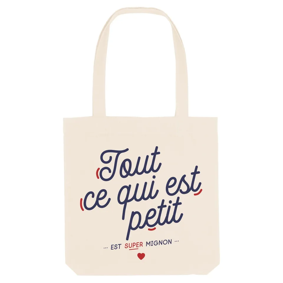 Juste Un T-shirt Tote Bags Tout ce qui est petit tote bag naturel