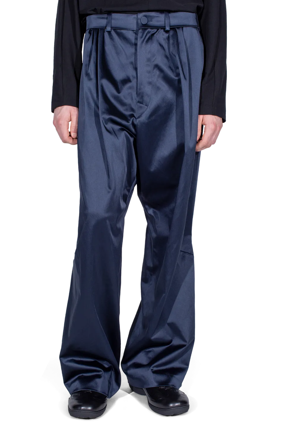 Kiko Kostadinov Bottoms HELMOND pantalon Dark Sapphire 44–52 coton