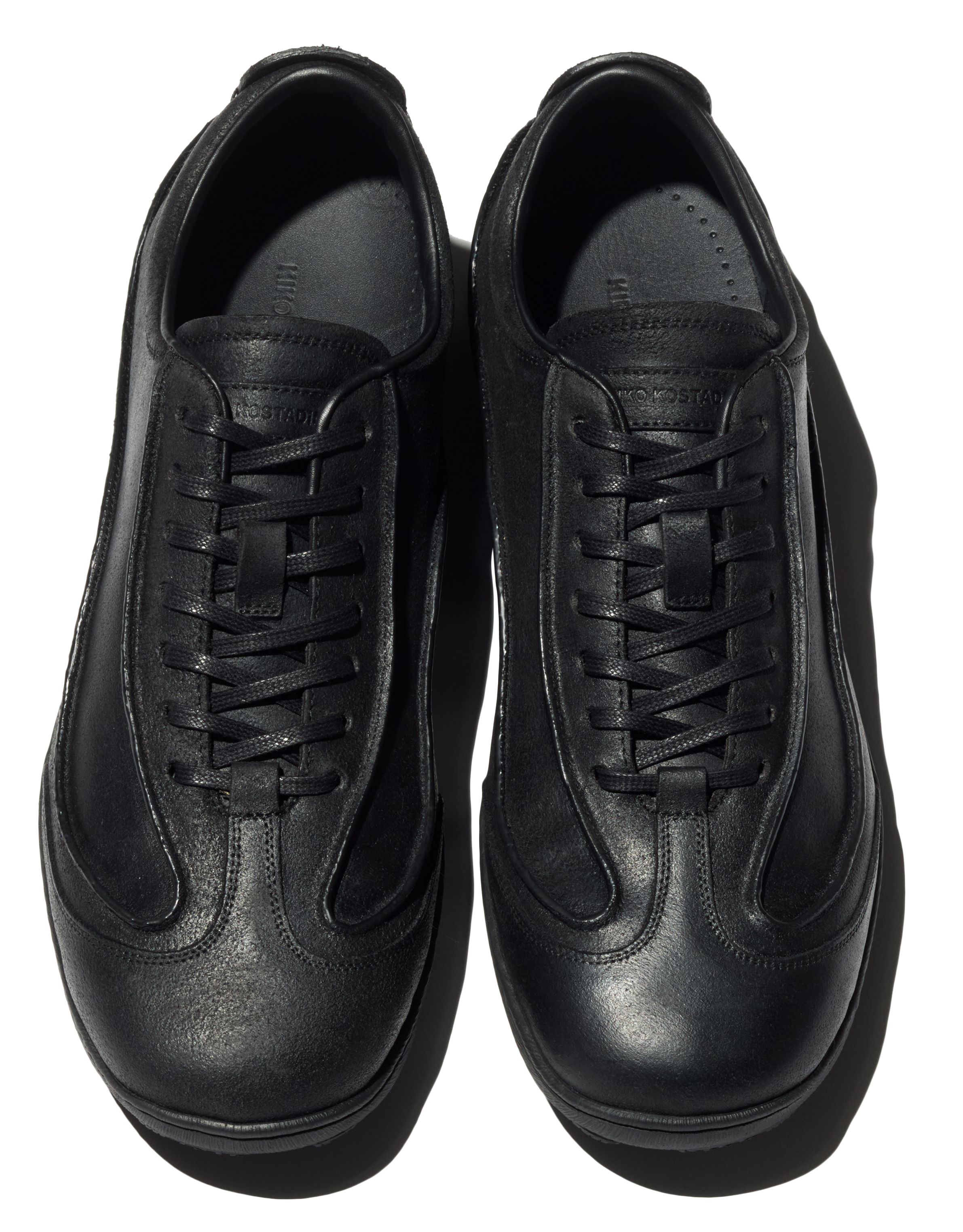 Kiko Kostadinov Shoes SARGO chaussures Antique Black en cuir