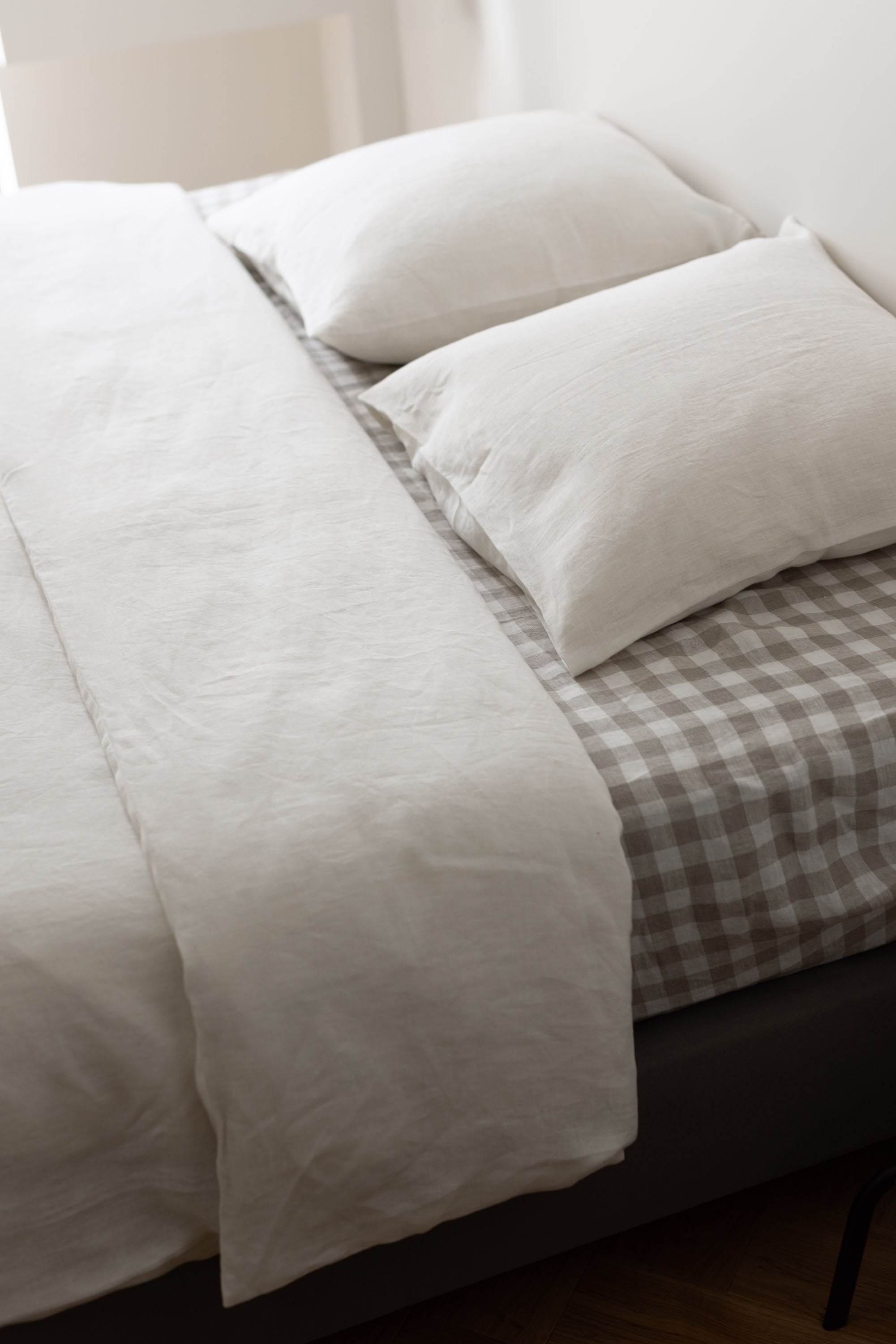 Laumė linen Home Edit parure de lit lin EU double naturel respirant
