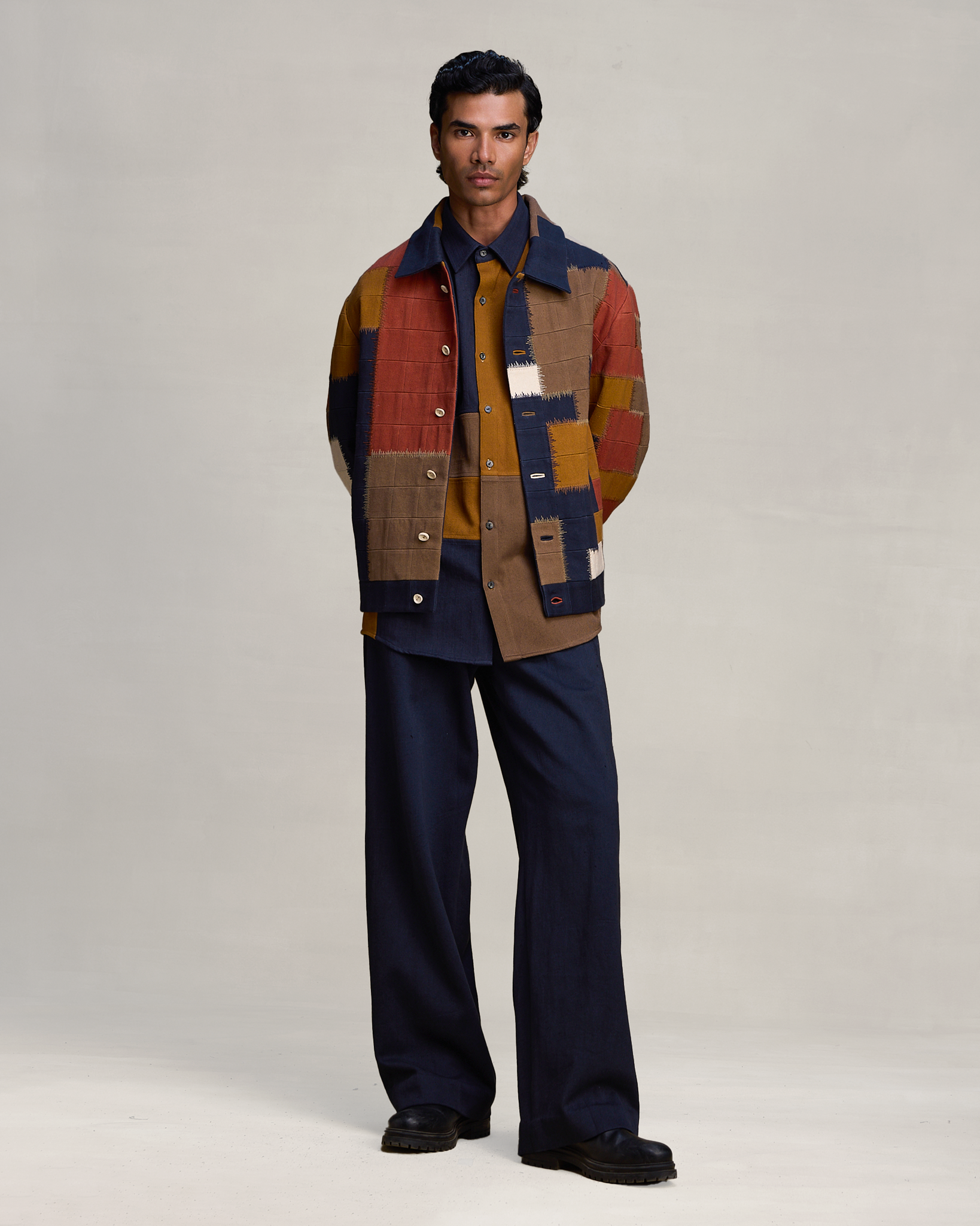 COUNTRYMADE Jackets PATCHWORK BOUND JACKET veste denim artisanal