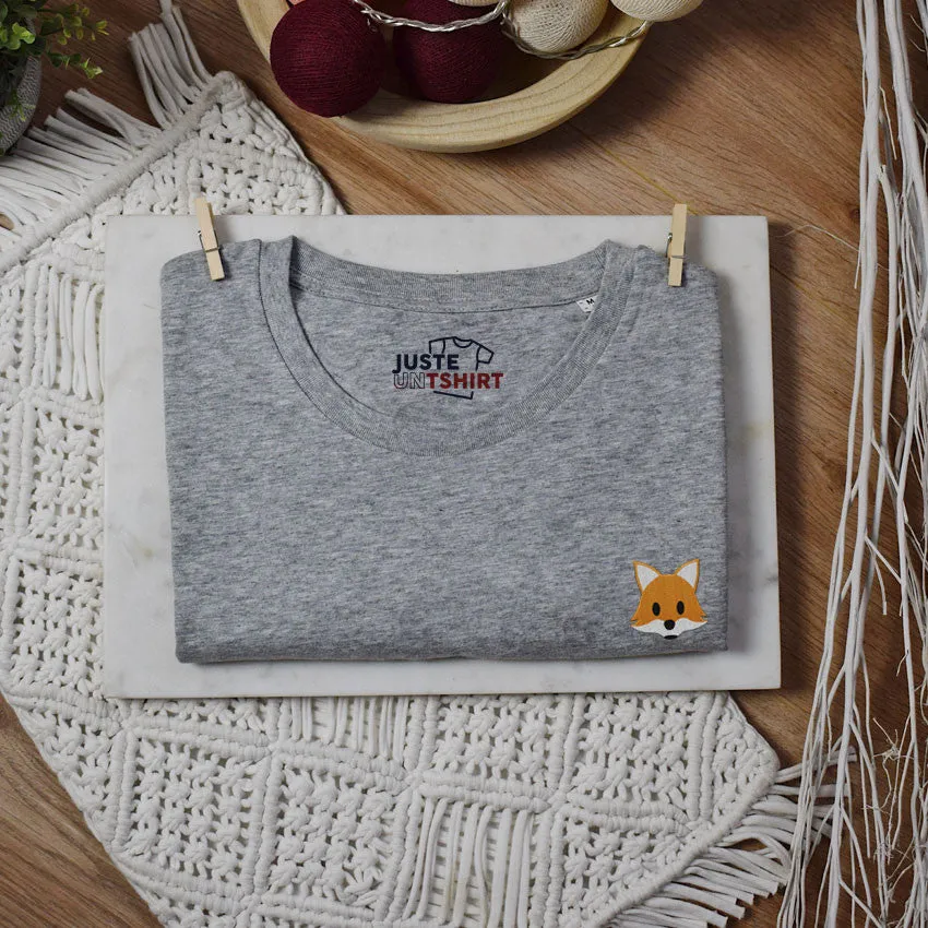 Juste Un T-shirt T-shirts Brodés Renard t-shirt brodé