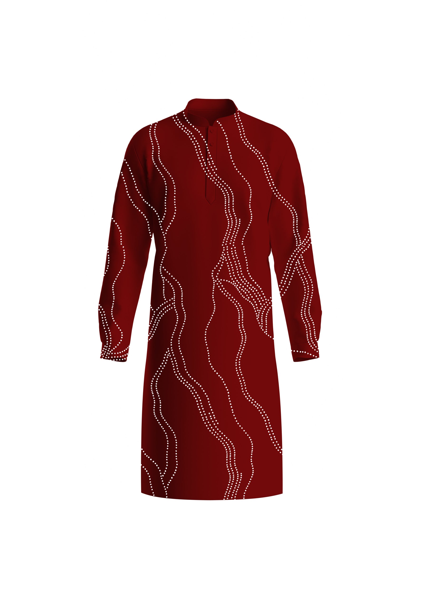 COUNTRYMADE Kurtas Constellation - EARTH RED ( Limited edition ) kurta rouge soie