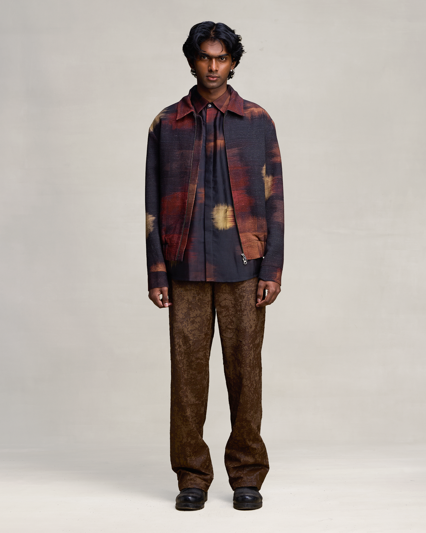 COUNTRYMADE Jackets FORGED IKAT PRINTED JACKET veste bomber en soie