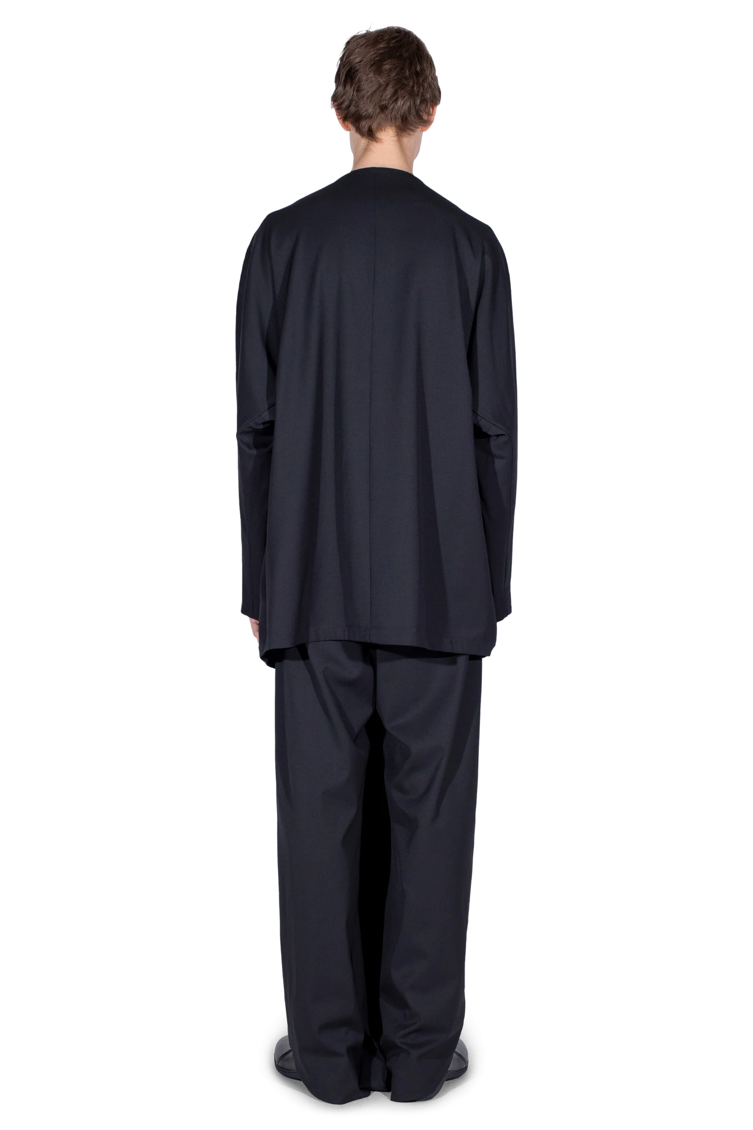 Kiko Kostadinov Outerwear CURSUS Blazer blazer Crow Black en laine légère