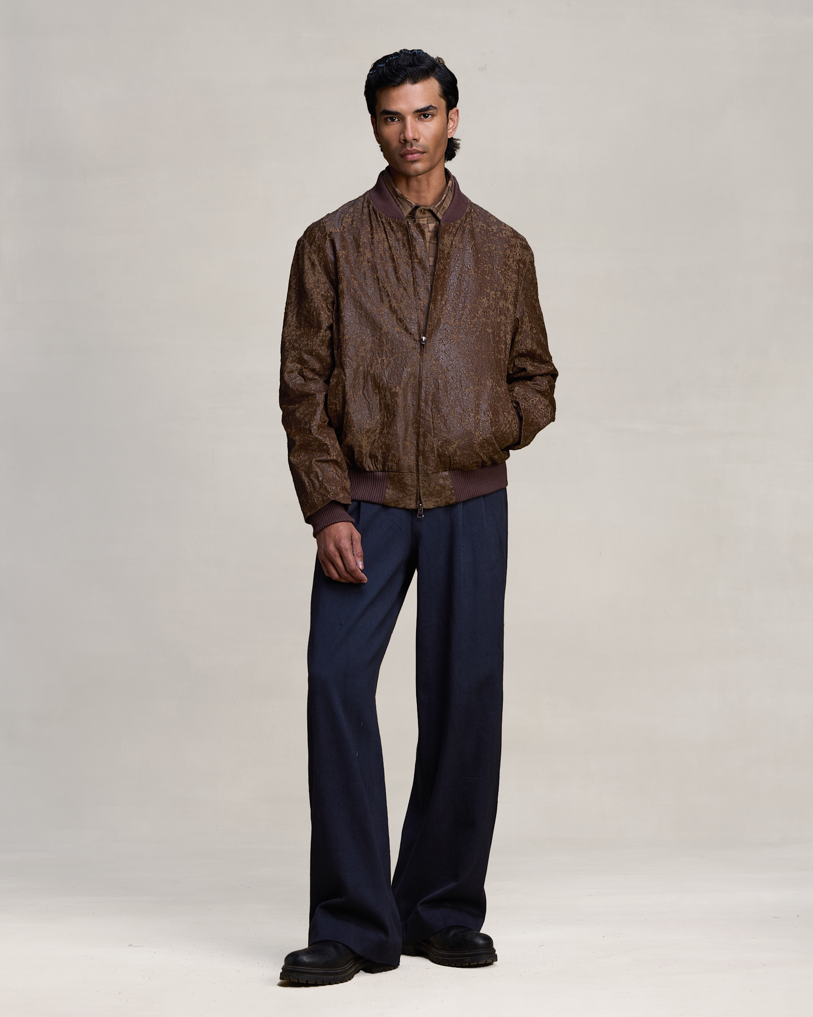 COUNTRYMADE Jackets ERODE BRONZE BOMBER blouson bomber en coton sergé