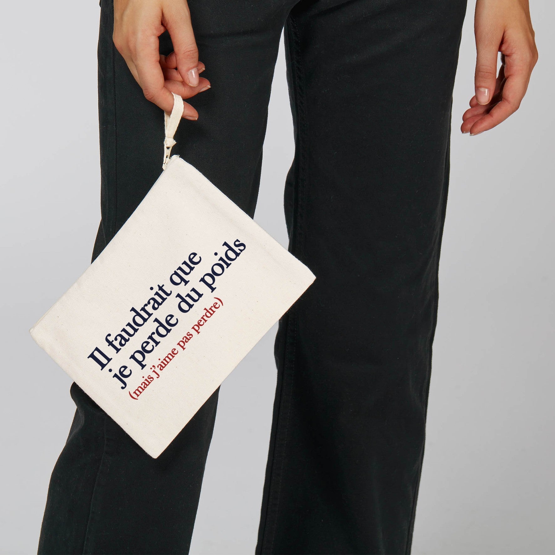 Juste Un T-shirt Pochettes J'aime pas perdre pochette