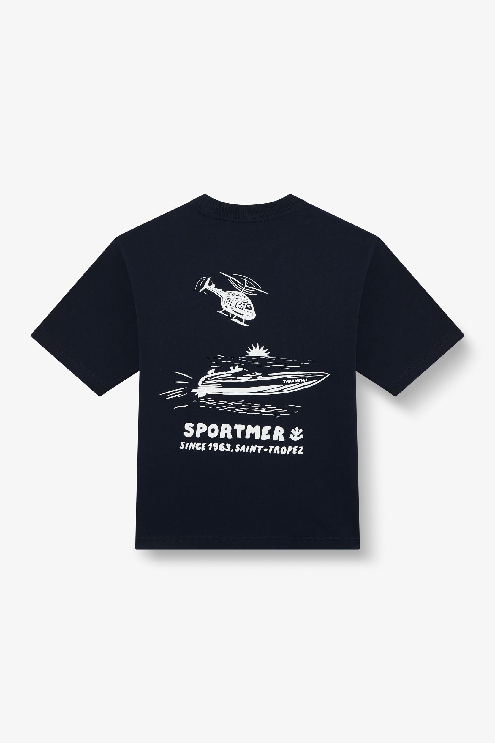 TAFANELLI T-Shirts Le Sportmer t-shirt navy édition limitée