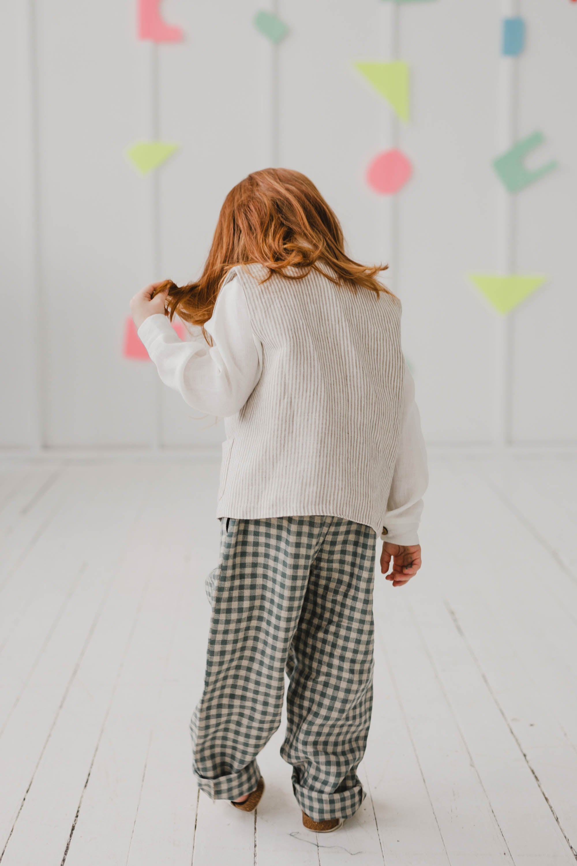 Laumė linen Kids Clothing Vėjopatis pantalon en lin enfant naturel