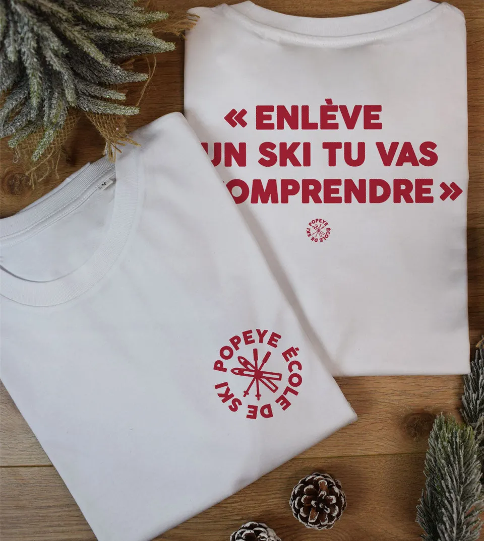 Juste Un T-shirt T-shirts Imprimés Enlève un ski t-shirt ski