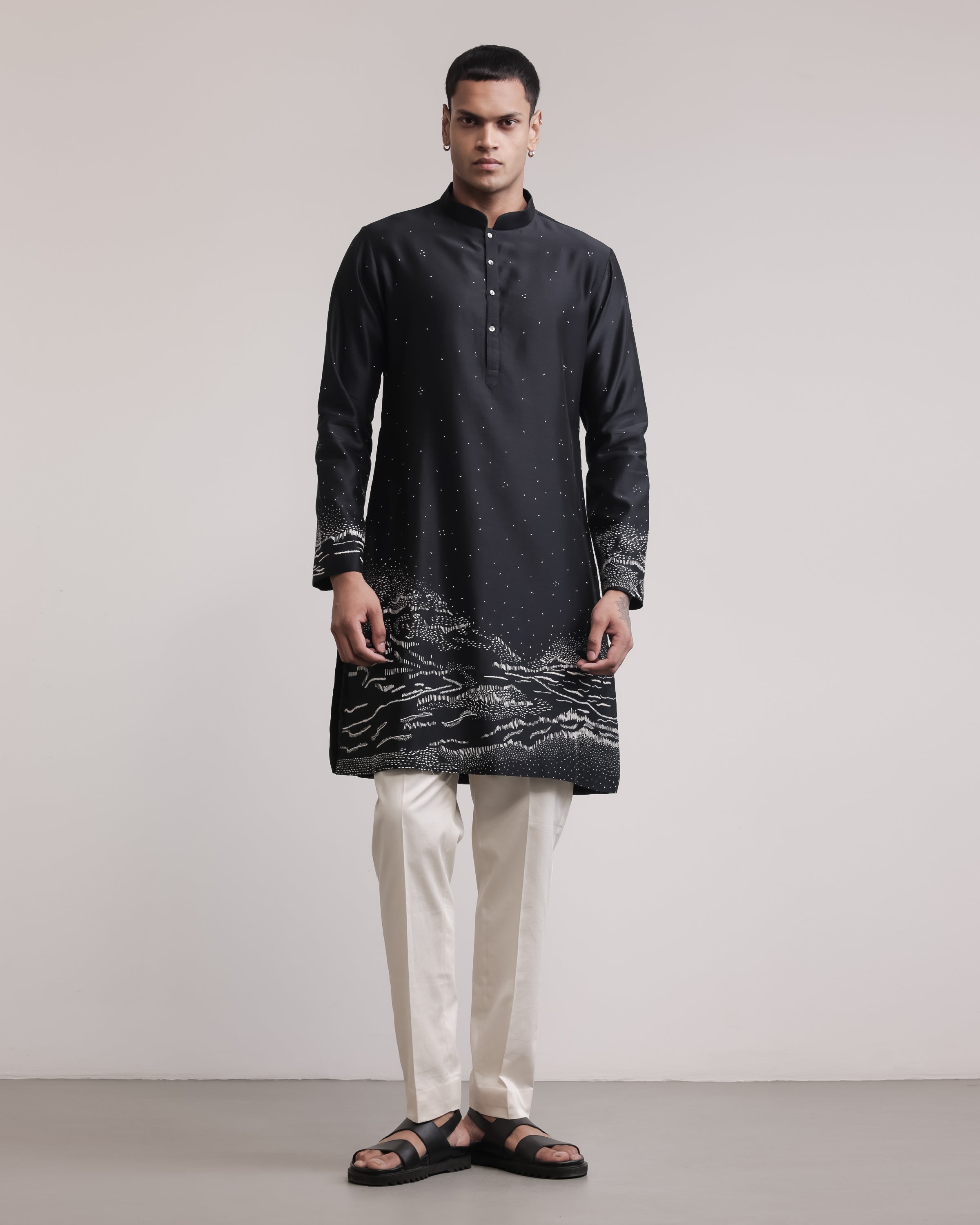 COUNTRYMADE Kurtas Pathfinder Kurta Set ensemble kurta soie brodé