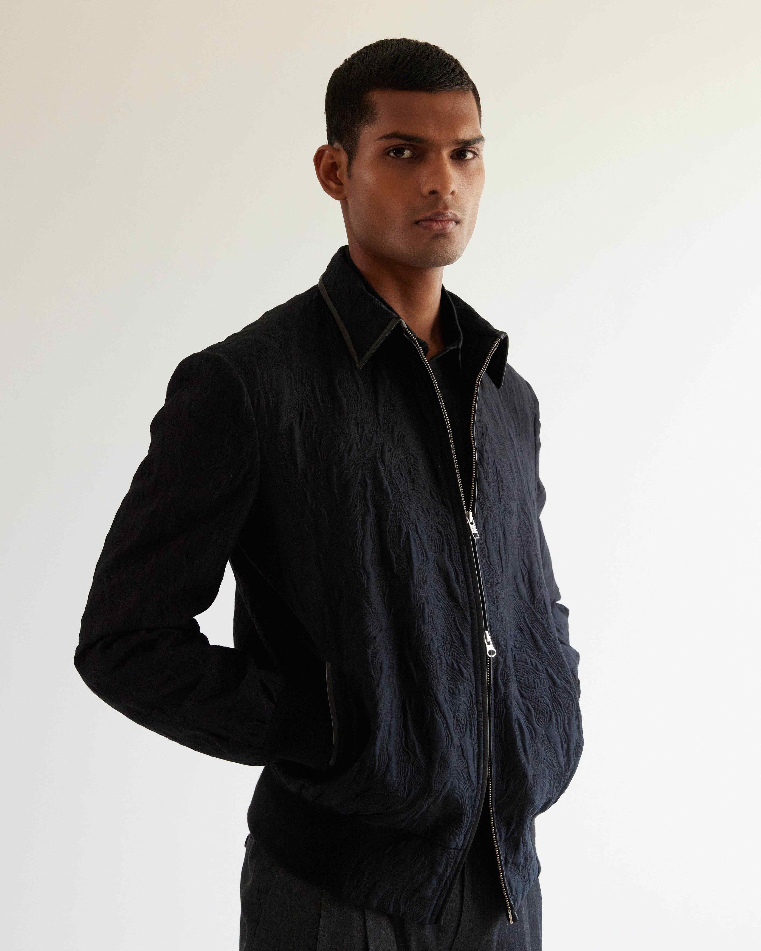 COUNTRYMADE Jackets Infinity Quilted Bomber Jacket bomber matelassé noir