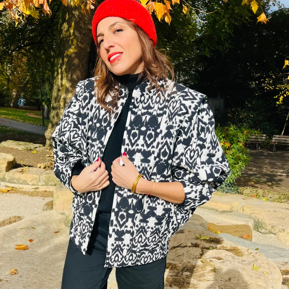 PANTRUCHE Vestes Veste IZÏA jacquard ethnique coton