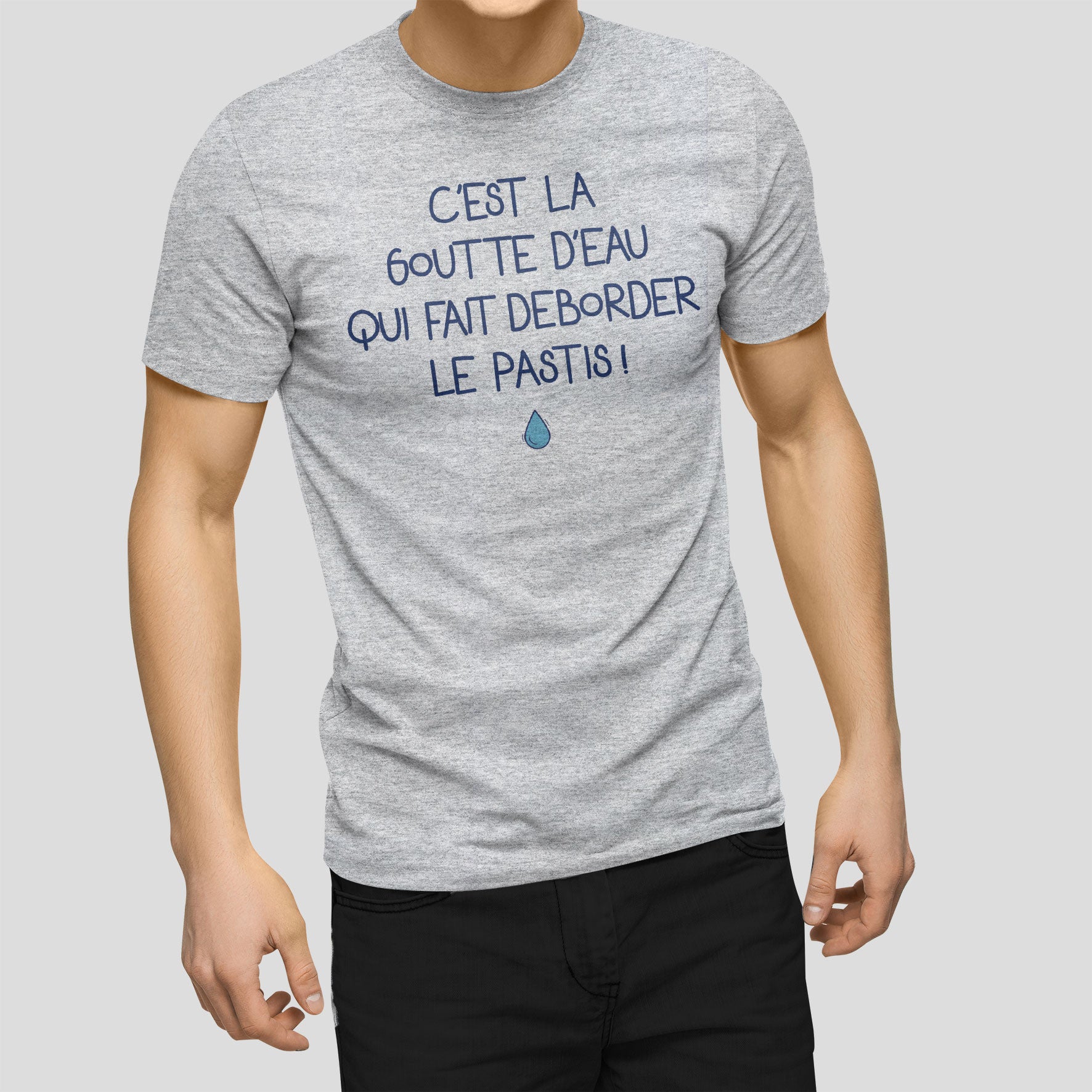 Juste Un T-shirt T-shirts Imprimés C'est la goutte d'eau T-shirt homme