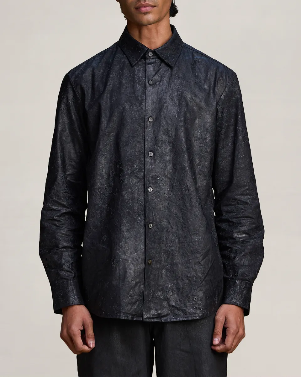 COUNTRYMADE Shirts CORRODE TAR SHIRT chemise coton enduit
