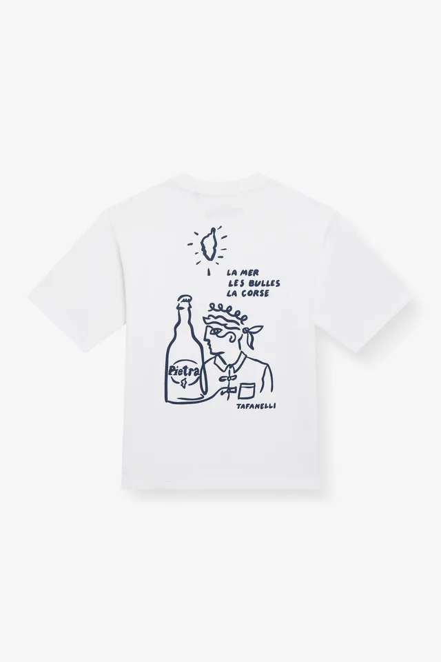 TAFANELLI Collaborations LA PIETRA 30 ANNI t-shirt blanc édition limitée