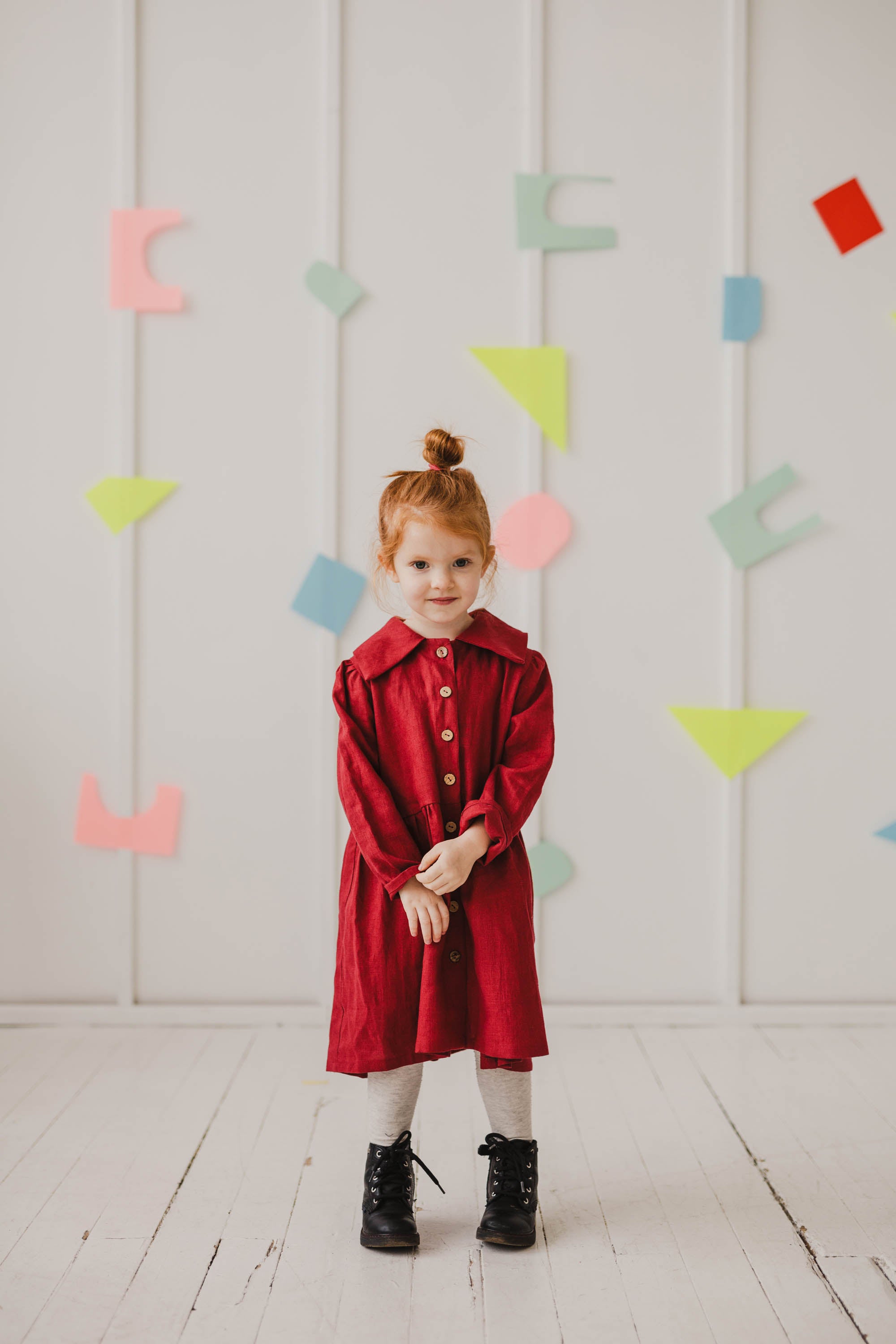 Laumė linen Kids Clothing Gužė robe fille en lin