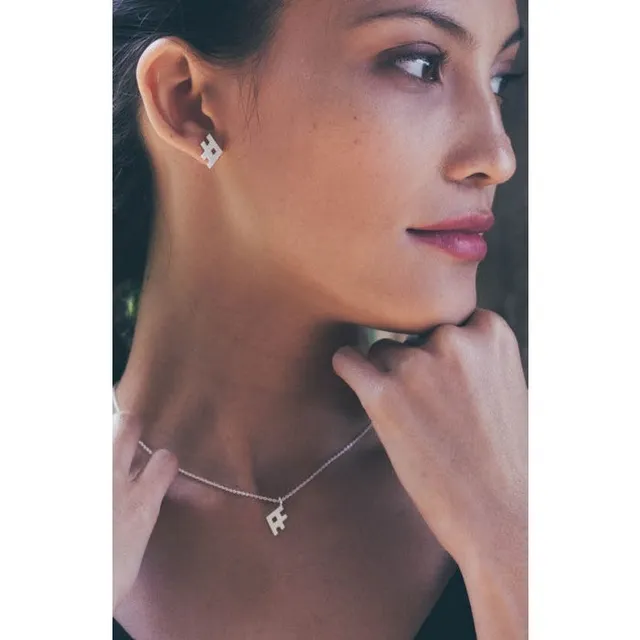 Sourire Multicolore Colliers Petit poisson collier pendentif plaqué argent