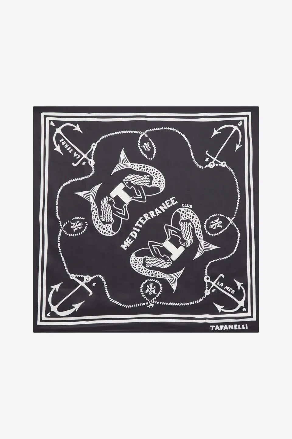 TAFANELLI Accessoires LE FOULARD CLUB SIRÈNE foulard motif sirènes