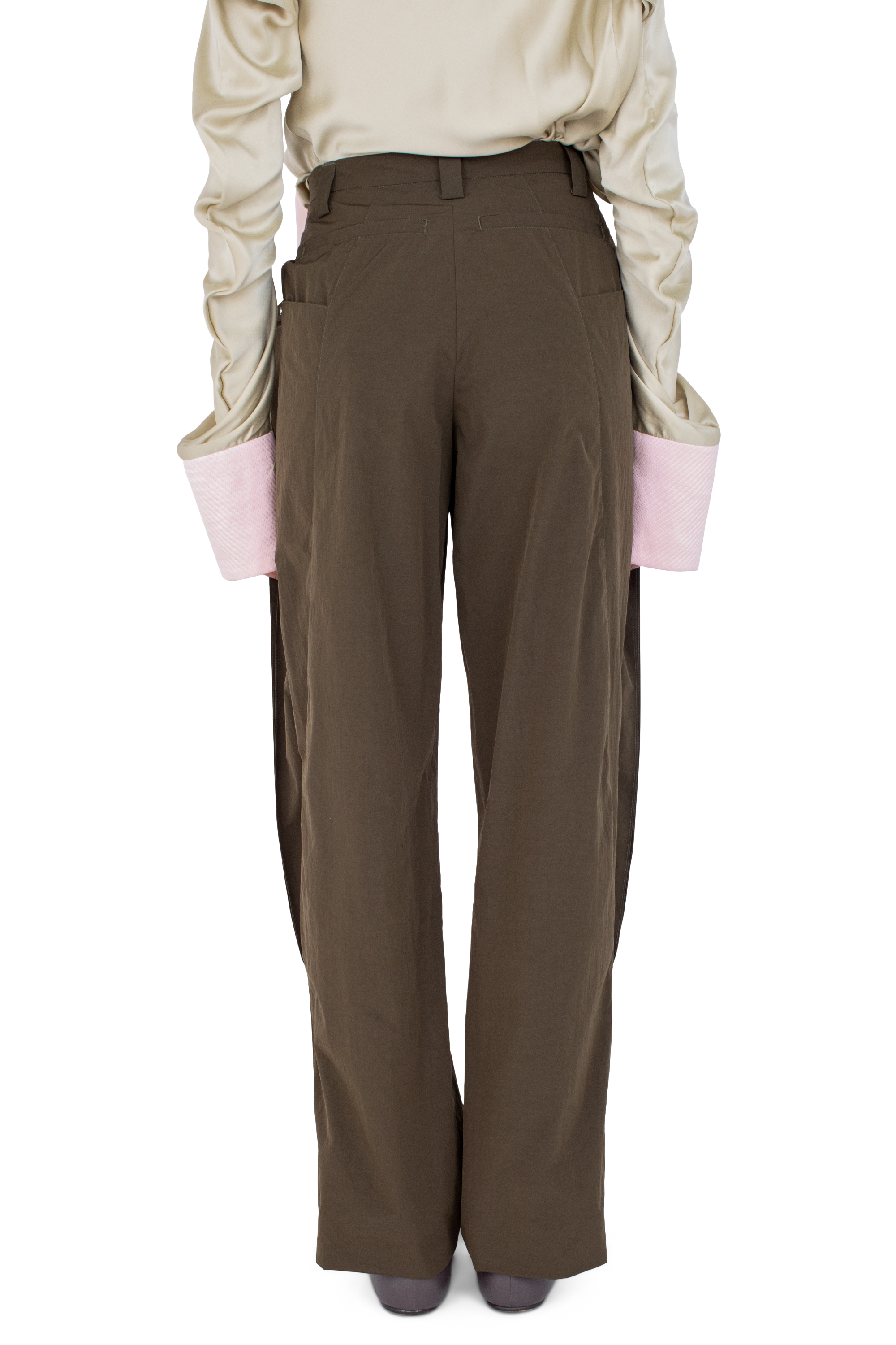 Kiko Kostadinov Bottoms TERN Trousers pantalon Army Green 34–42 coton