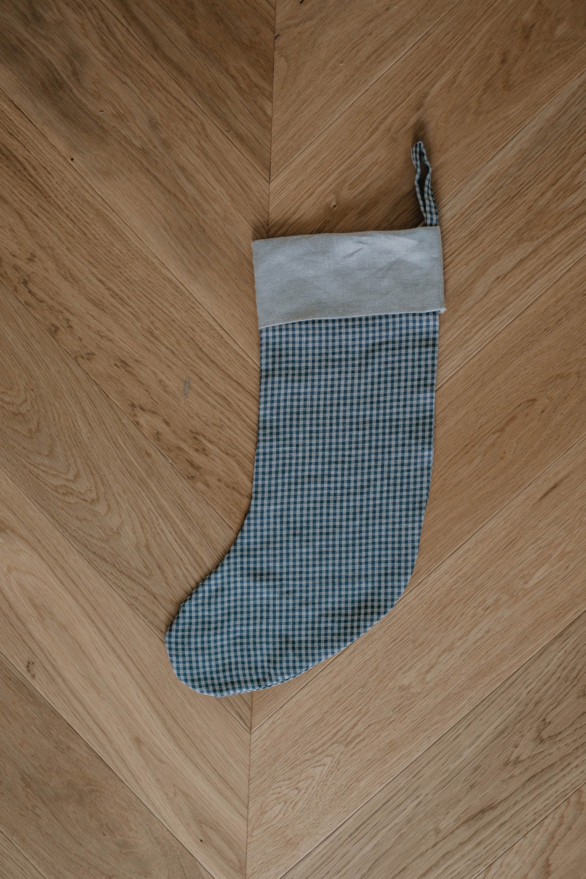 Laumė linen Christmas Linen Linen Christmas Stocking chaussette de Noël en lin