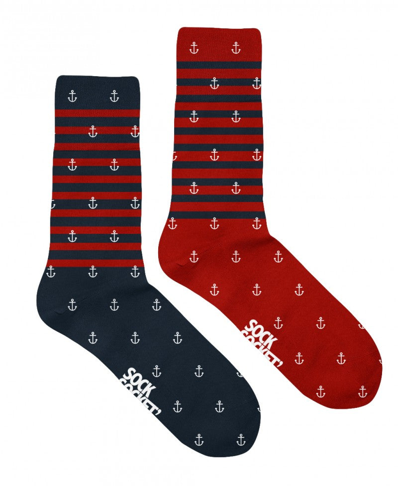Juste Un T-shirt Chaussettes x Socksocket Les Gabin chaussettes 41/46 marinière