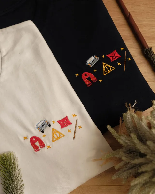 Juste Un T-shirt T-shirts Brodés La chambre des Secrets T-shirt blanc déstockage