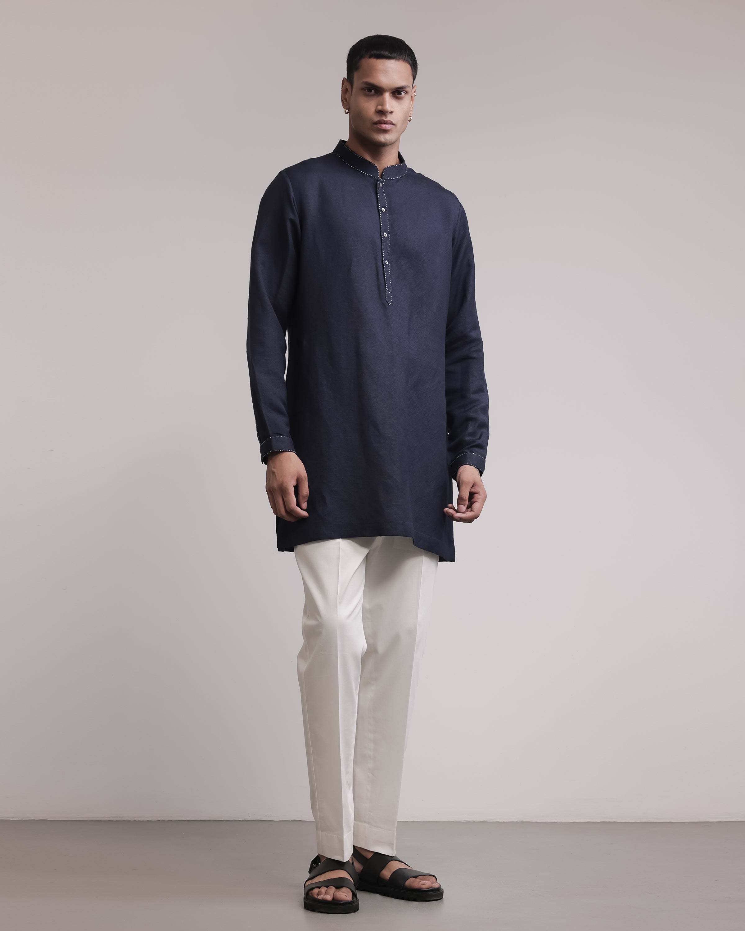COUNTRYMADE Nehru Jackets Residual Bundi Set ensemble bundi kurta pantalon brodé