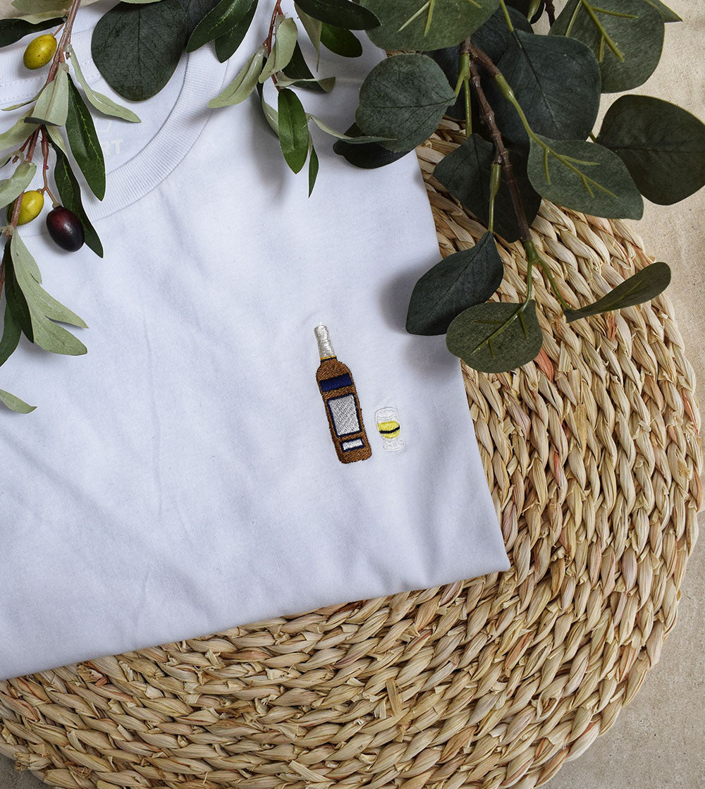 Juste Un T-shirt T-shirts Brodés Ricou t-shirt brodé déstockage coton bio