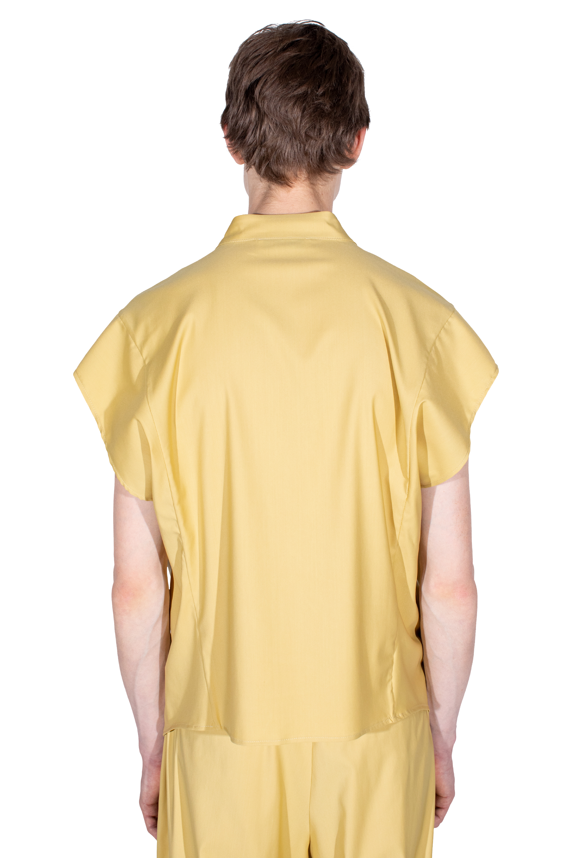 Kiko Kostadinov Shirts ONATE chemise sans manches Mimosa
