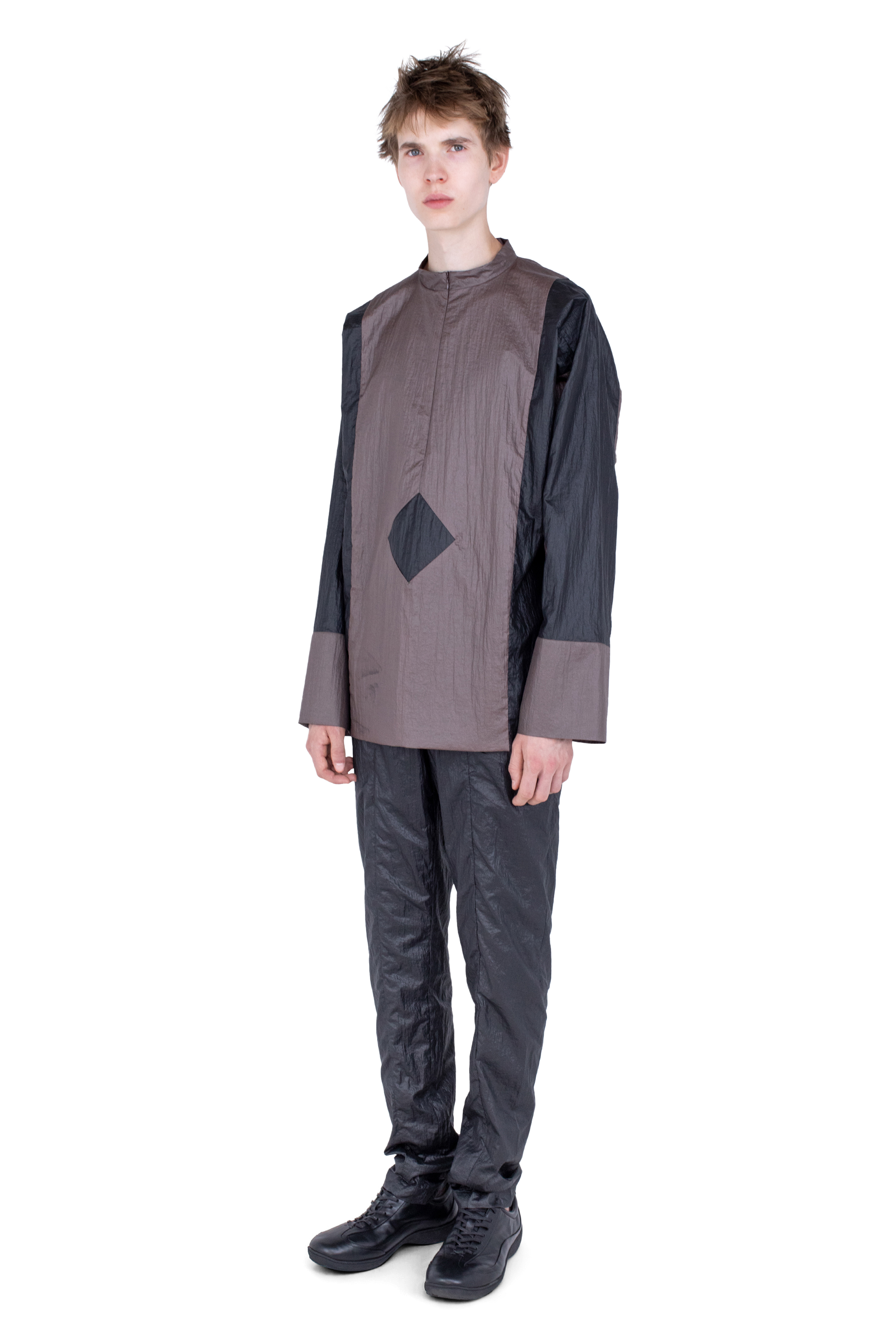 Kiko Kostadinov Tops HERTEL Stripe Pullover haut Terra nylon