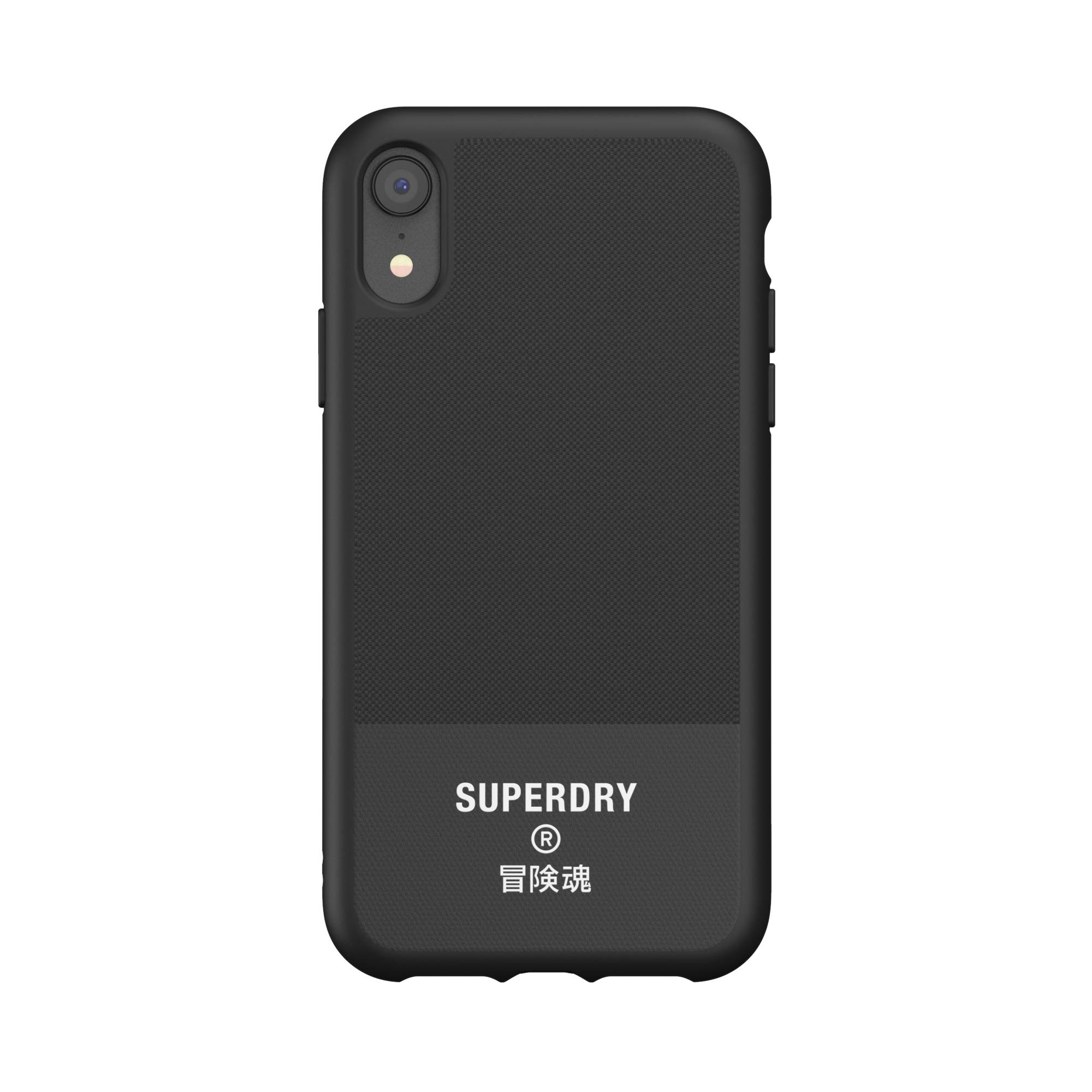 Superdry Coques de Protection coque iPhone XR noire en toile