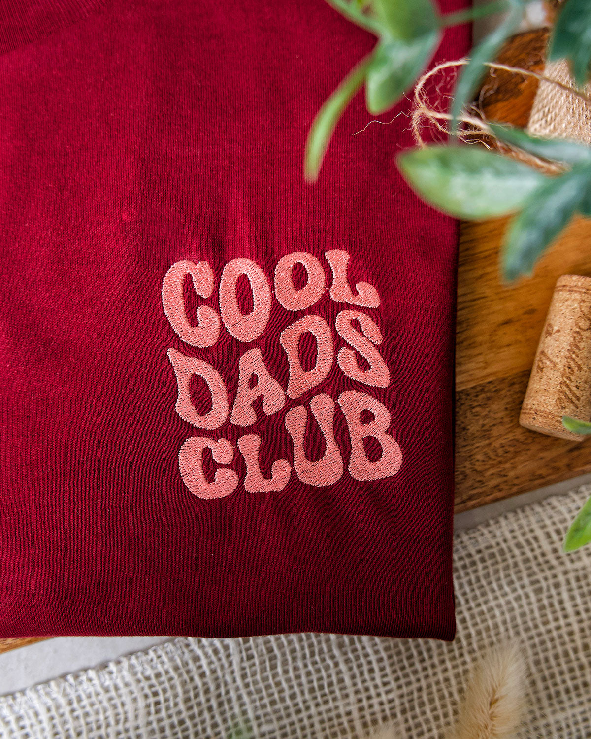Juste Un T-shirt T-shirts Brodés Cool Dads Club t-shirt homme coton bio