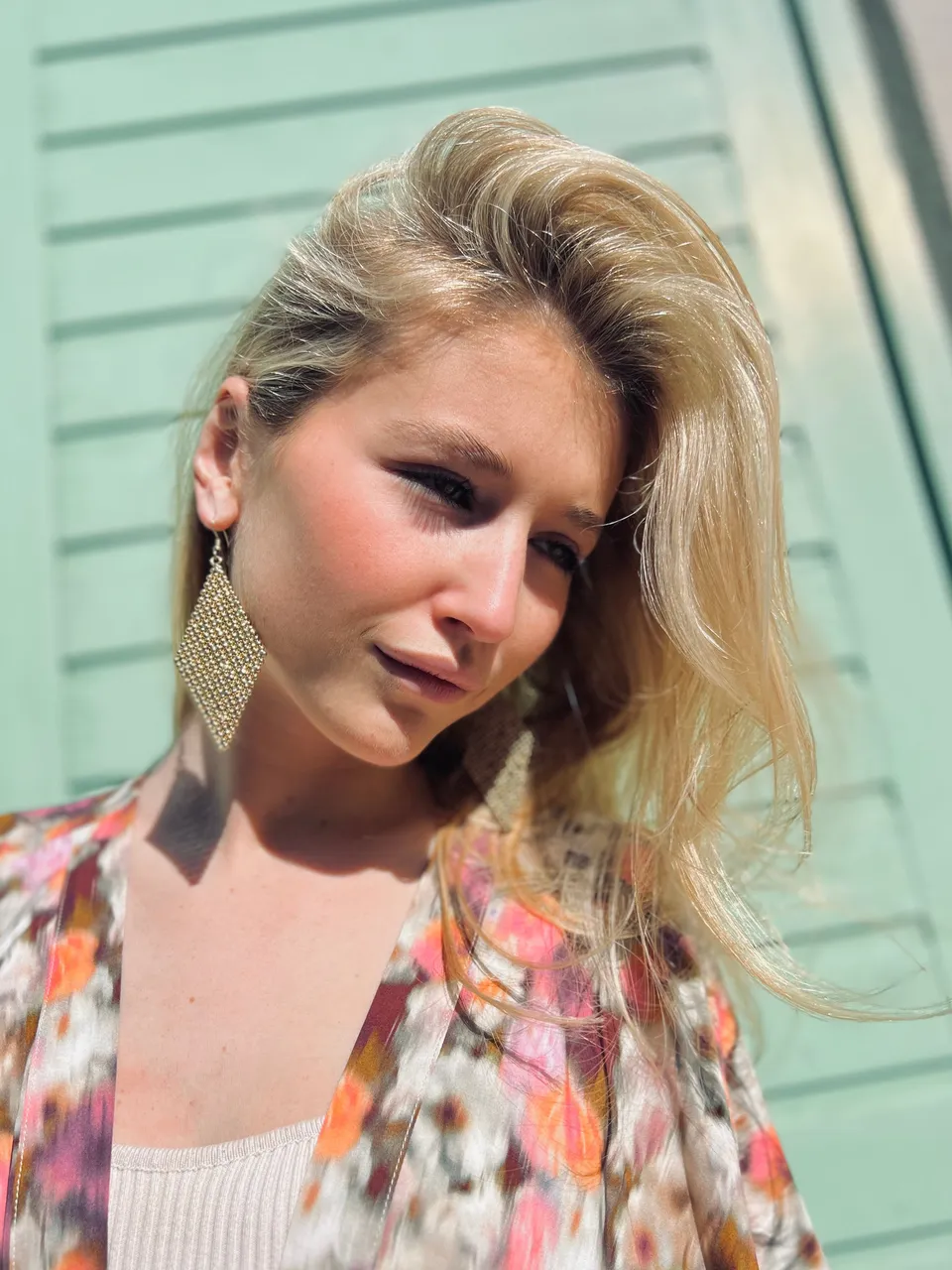 PANTRUCHE Boucles d'oreilles MARILYN losange doré