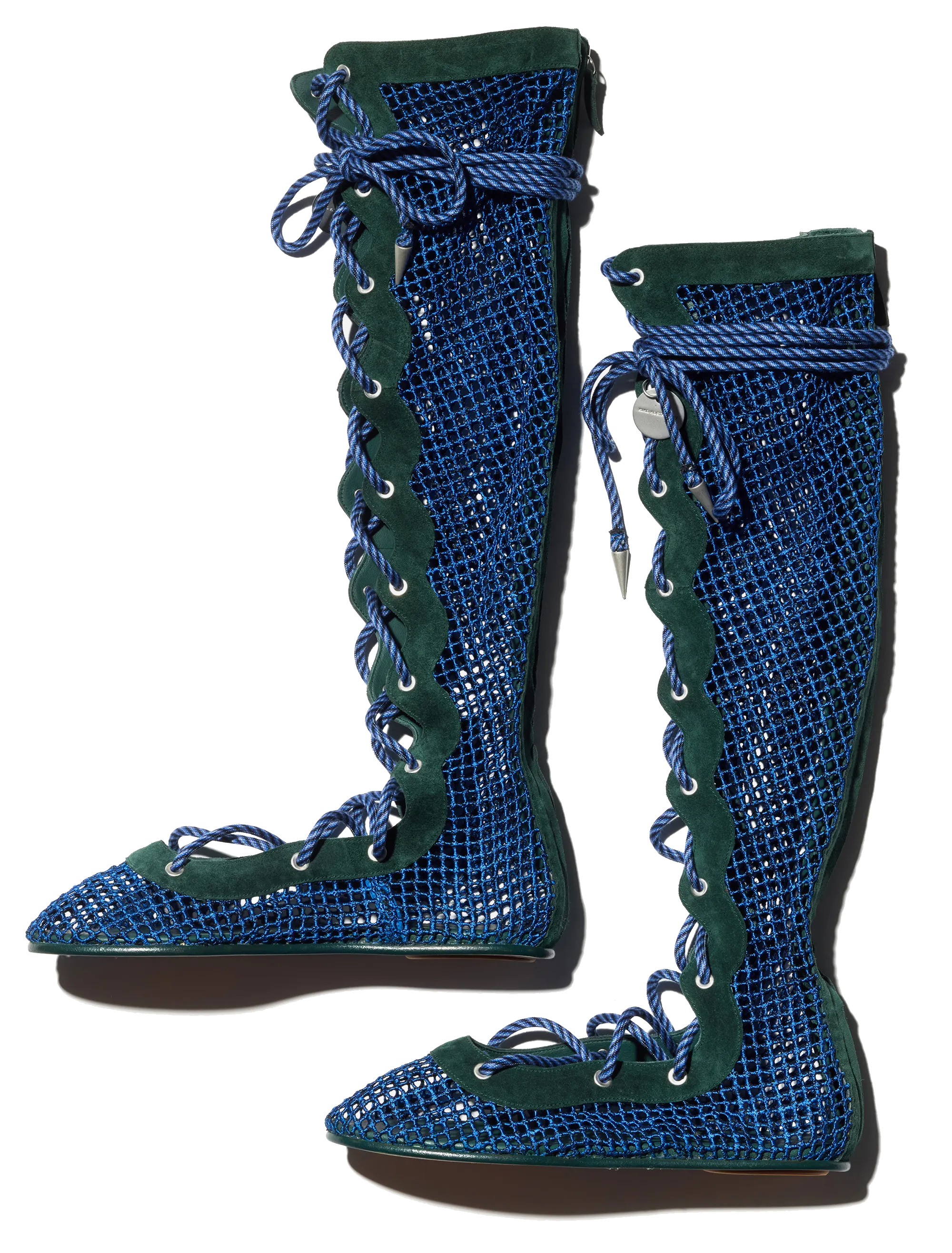 Kiko Kostadinov Shoes RETICELLA Knee High Boots bottes hautes Sapphire