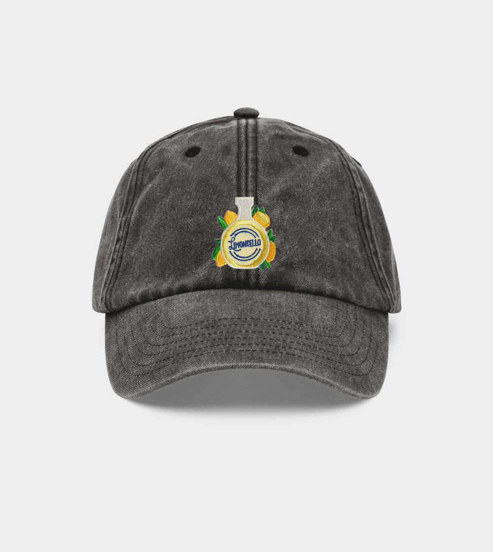 Juste Un T-shirt Casquettes Limoncello casquette Rouge Vintage brodée