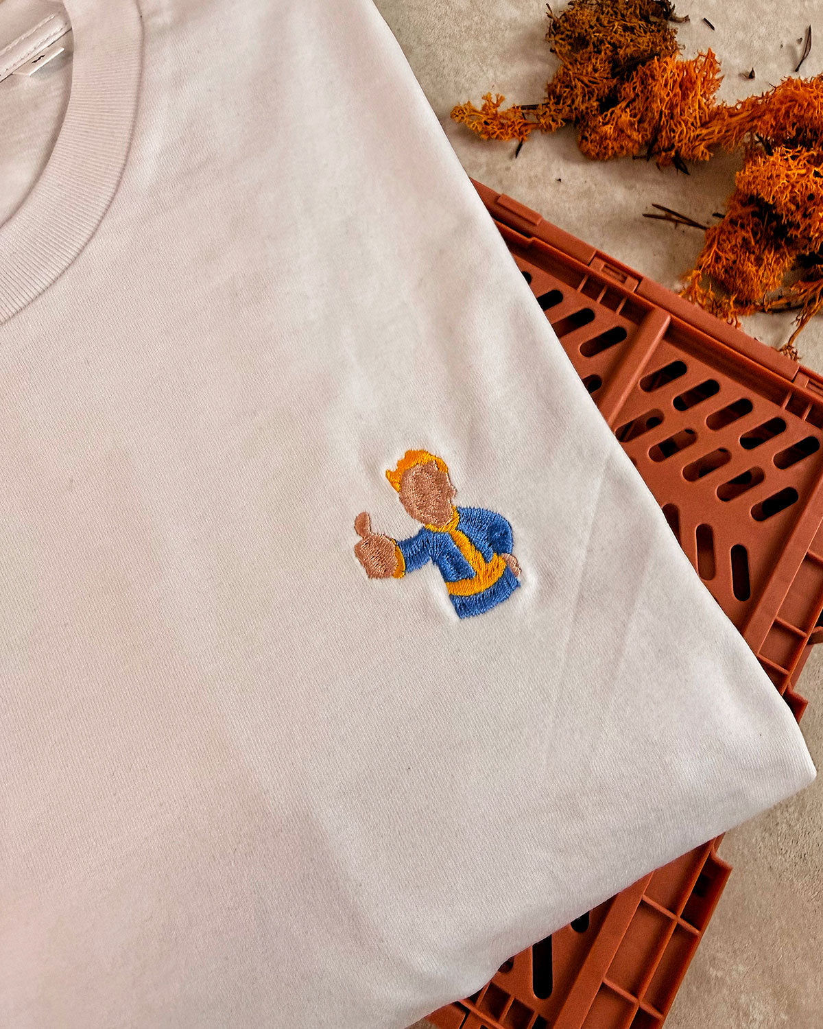 Juste Un T-shirt T-shirts Brodés Fallout t-shirt brodé coloris au choix