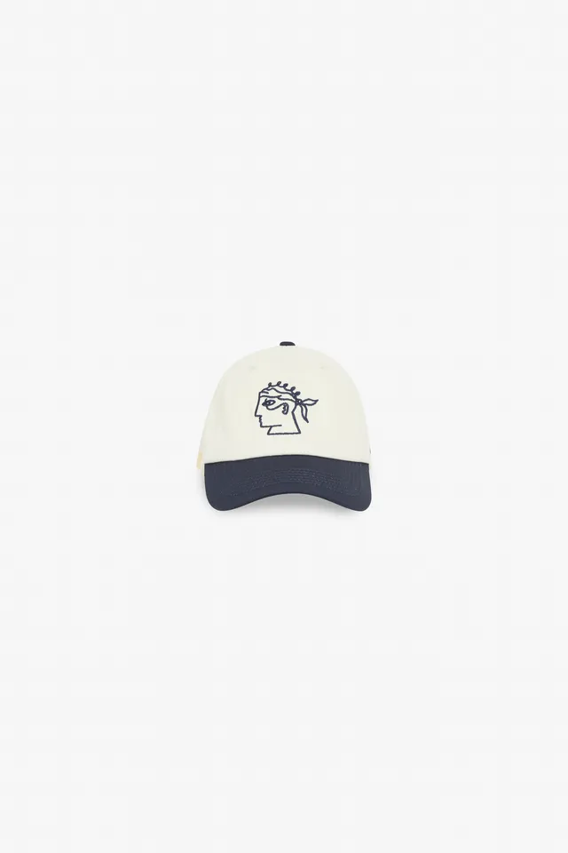 TAFANELLI Casquettes La TAFA Marine Cap casquette écrue brodée