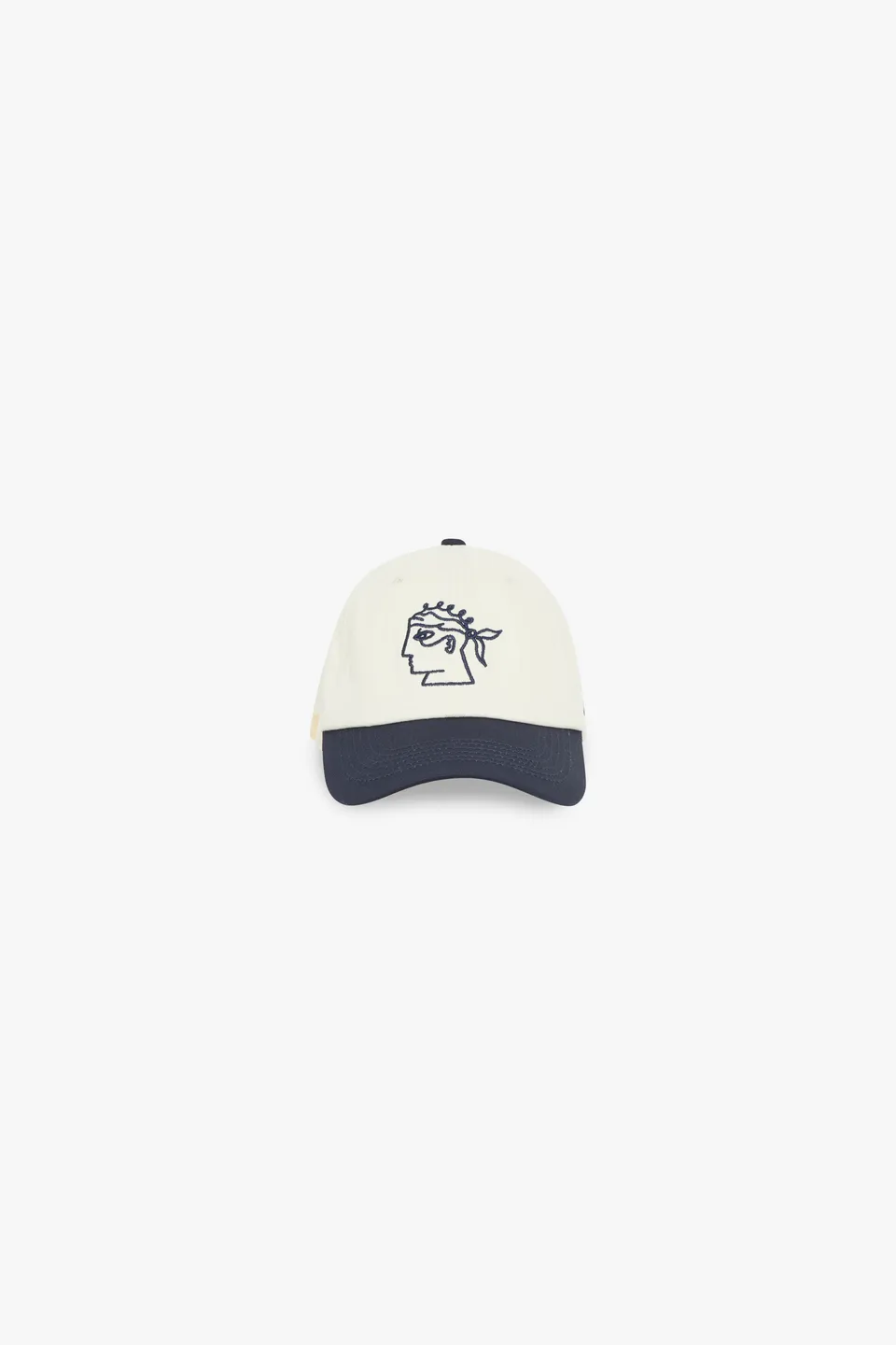 TAFANELLI Casquettes La TAFA Marine Cap casquette écrue brodée