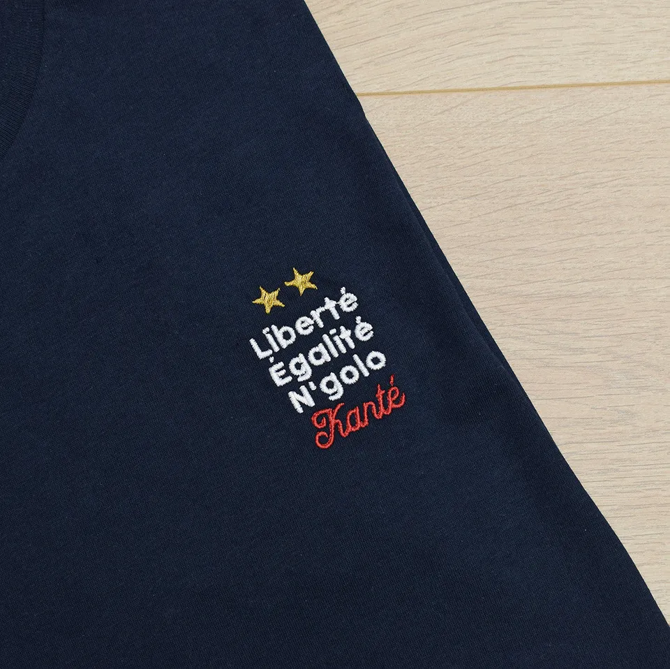Juste Un T-shirt T-shirts Brodés Kanté t-shirt blanc brodé