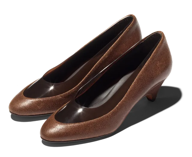 Kiko Kostadinov Shoes JAEGER Pumps escarpins Grain Brown, talon moyen