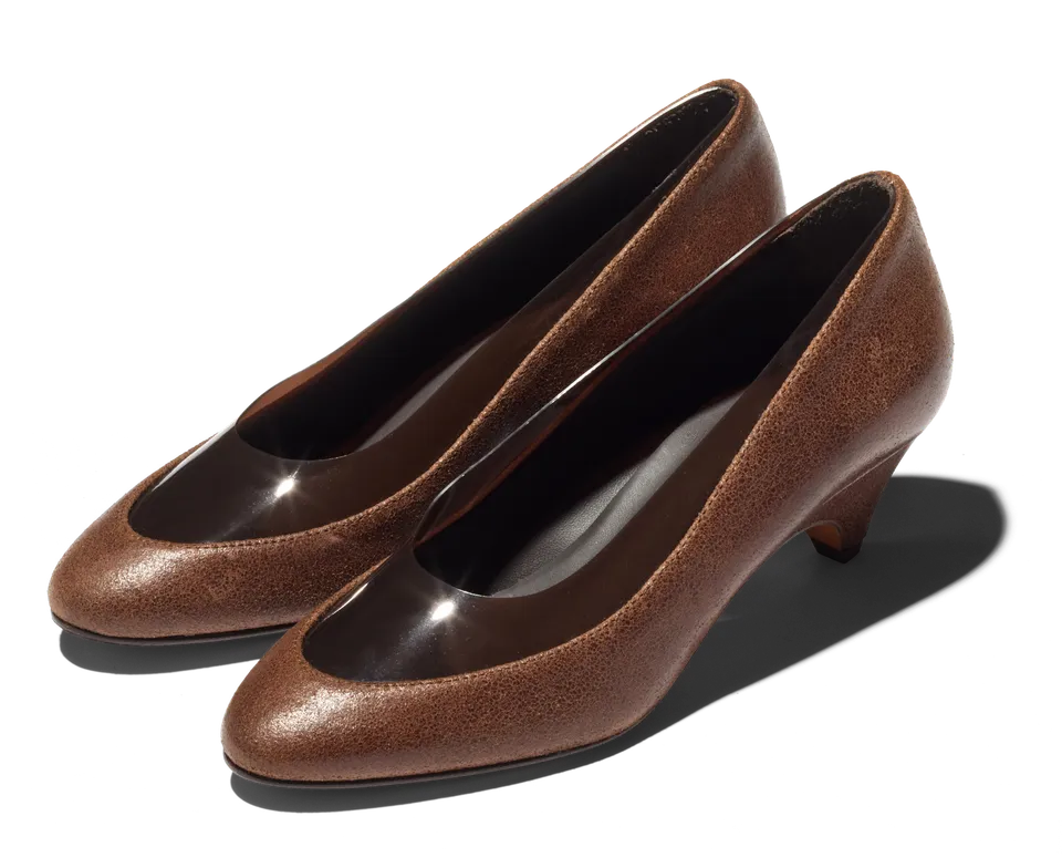 Kiko Kostadinov Shoes JAEGER Pumps escarpins Grain Brown, talon moyen