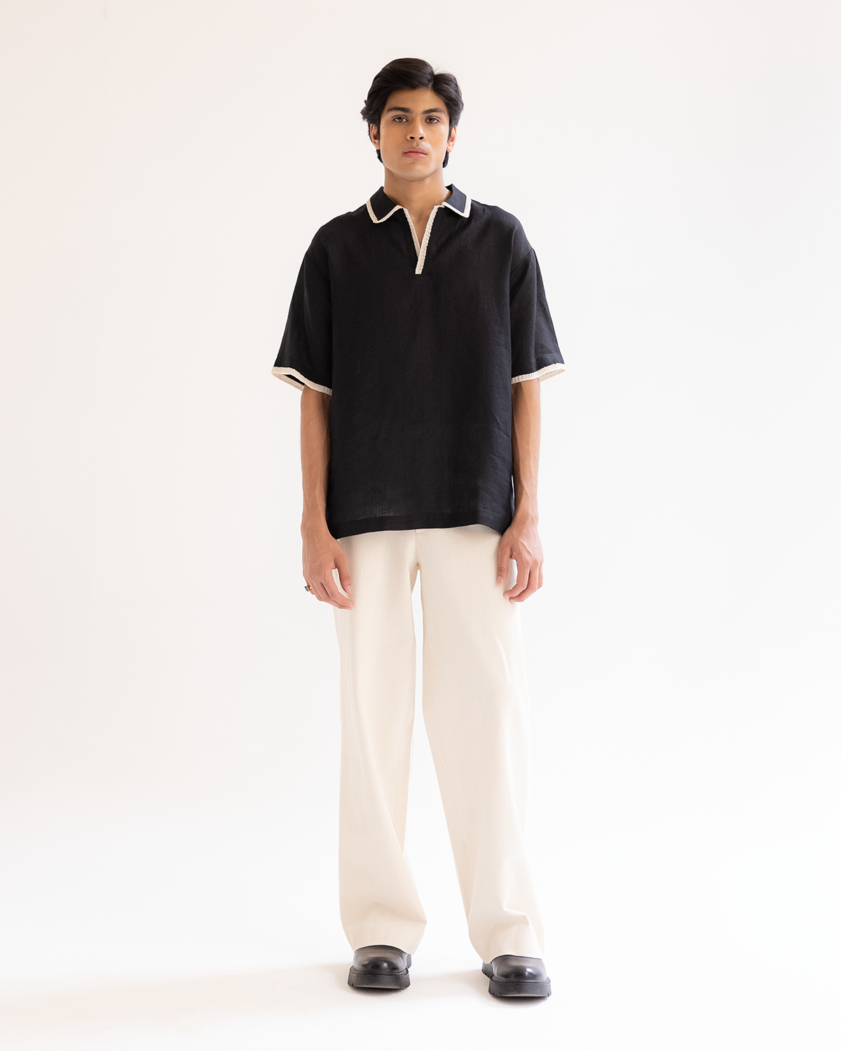 COUNTRYMADE T-shirts Contour Crochet T-Shirt, t-shirt en lin