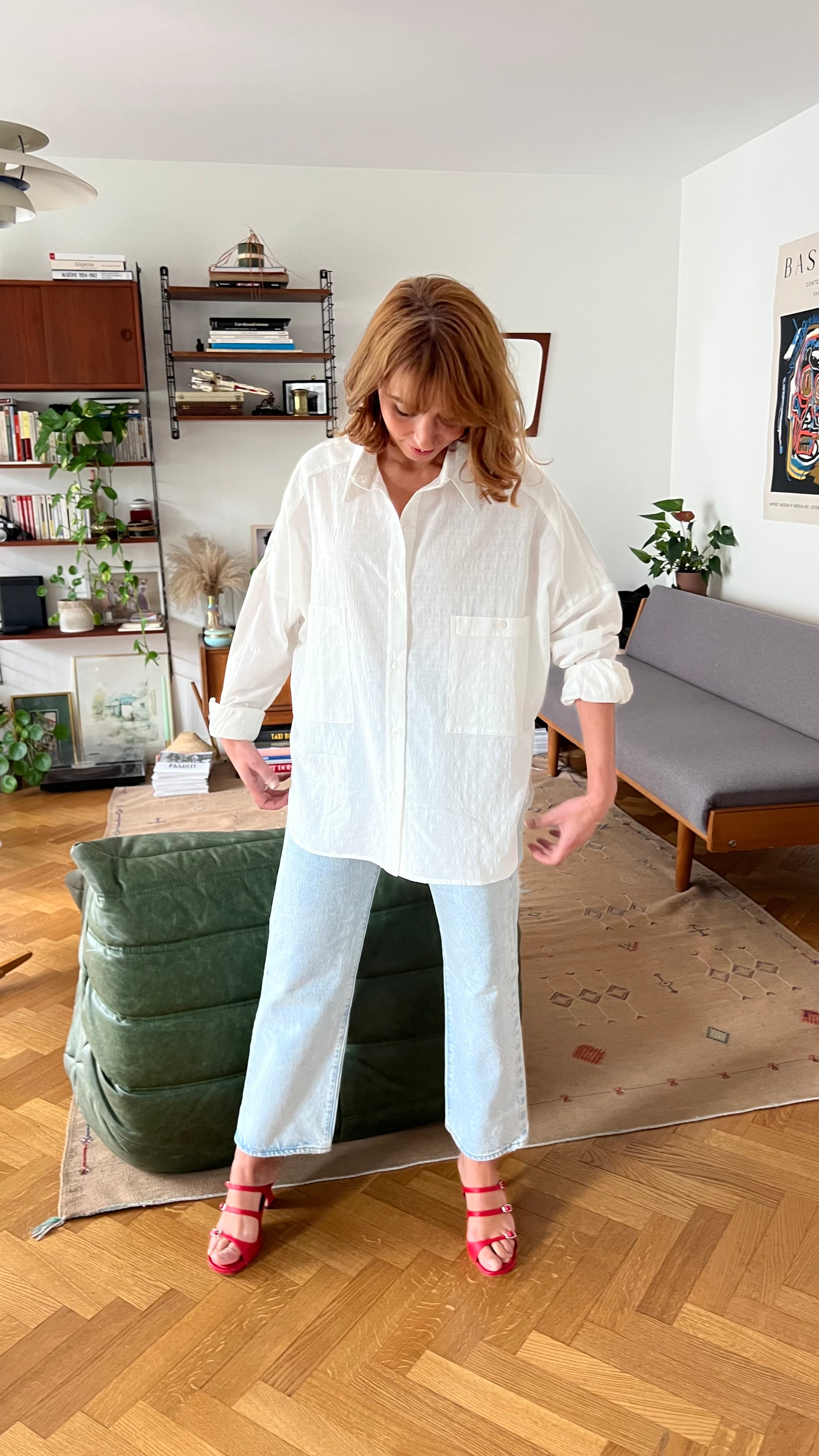 PANTRUCHE Chemises HOLIDAY chemise blanche oversize en coton
