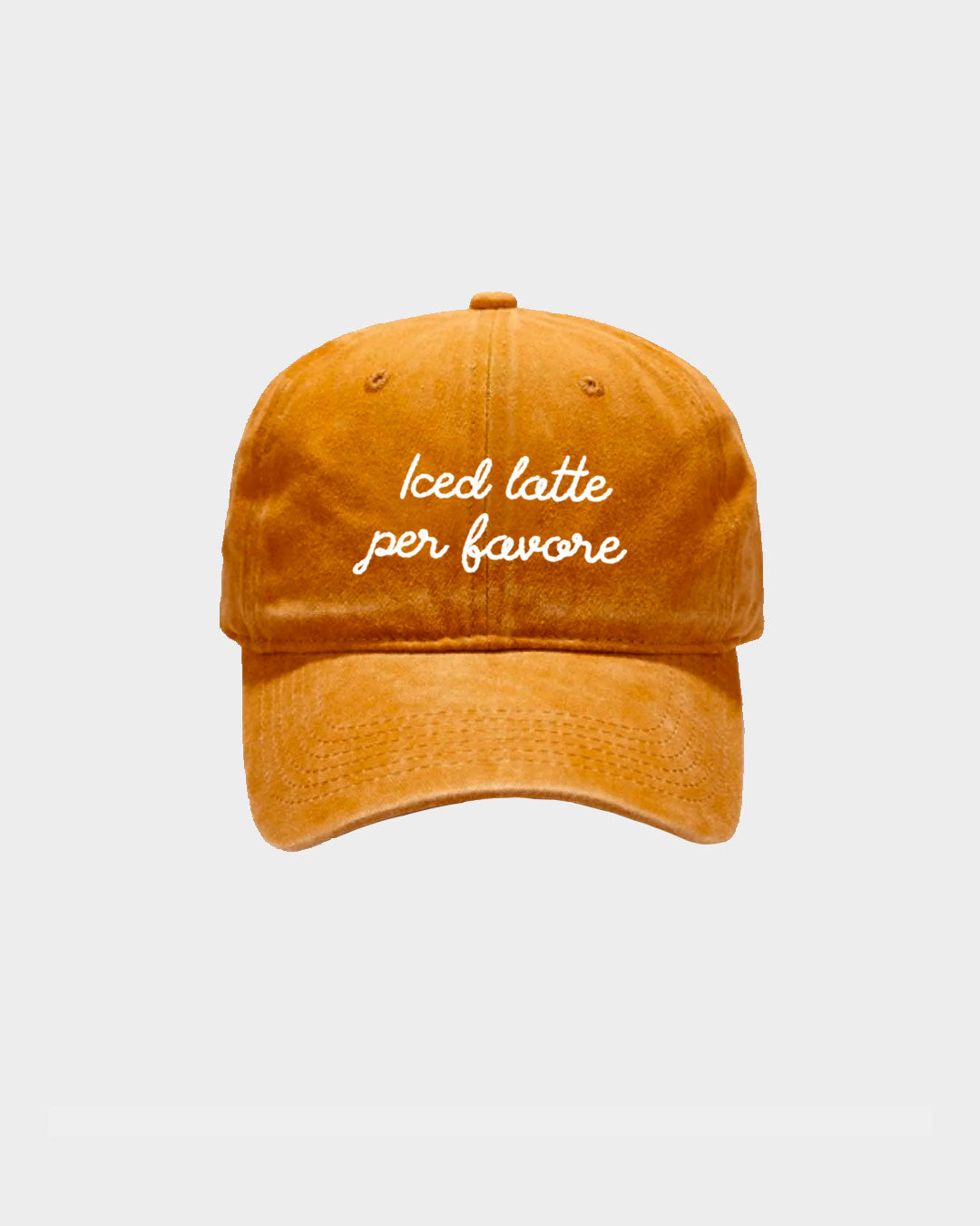 Juste Un T-shirt Casquettes Iced Latte casquette brodée vintage