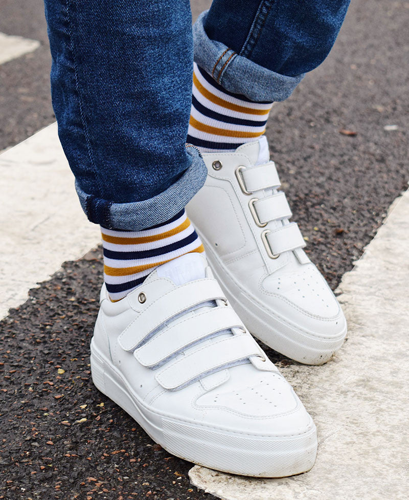 Juste Un T-shirt Chaussettes x Socksocket Les Louis chaussettes bordeaux
