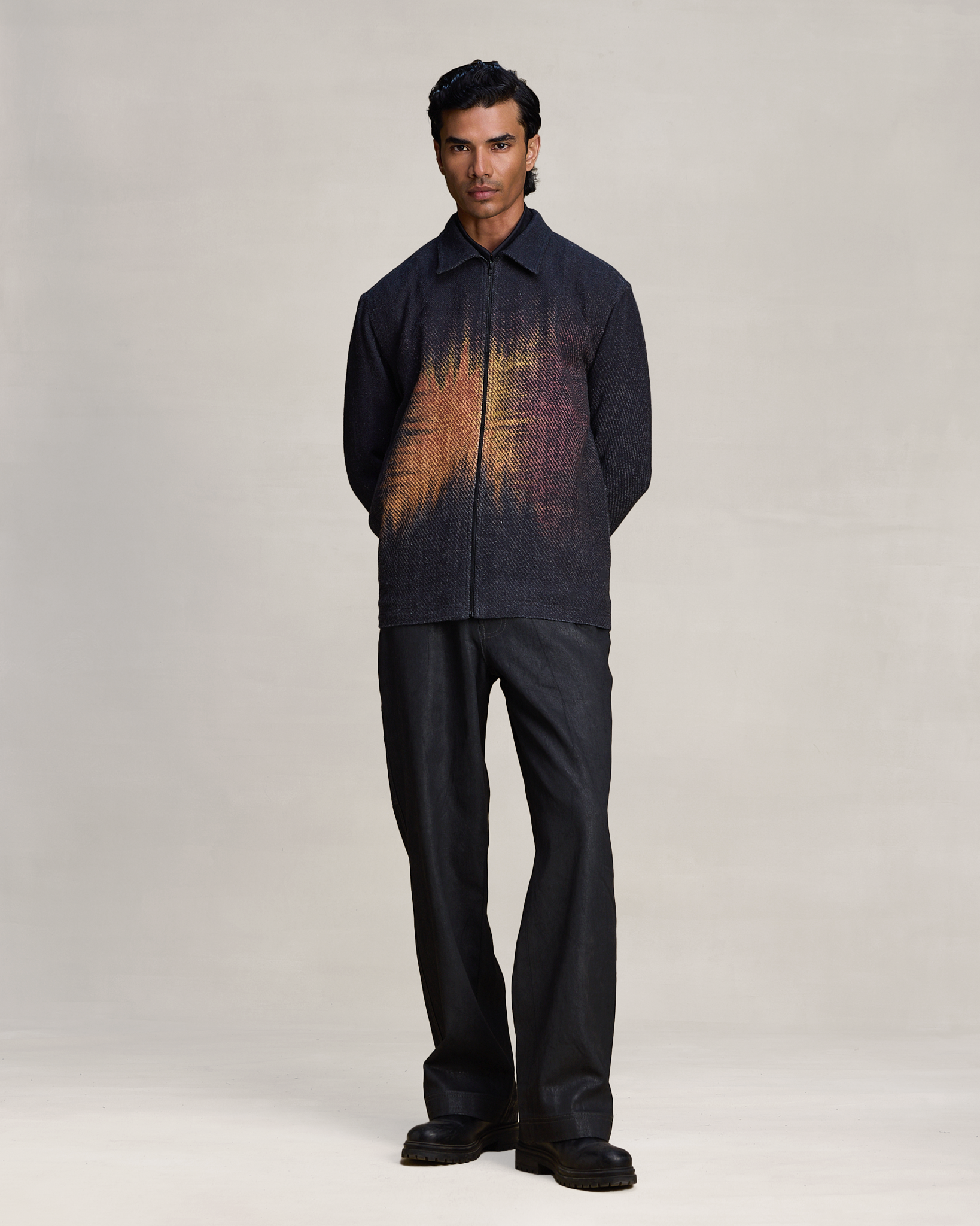 COUNTRYMADE Jackets THERMAL MAP PRINTED veste imprimée zippée