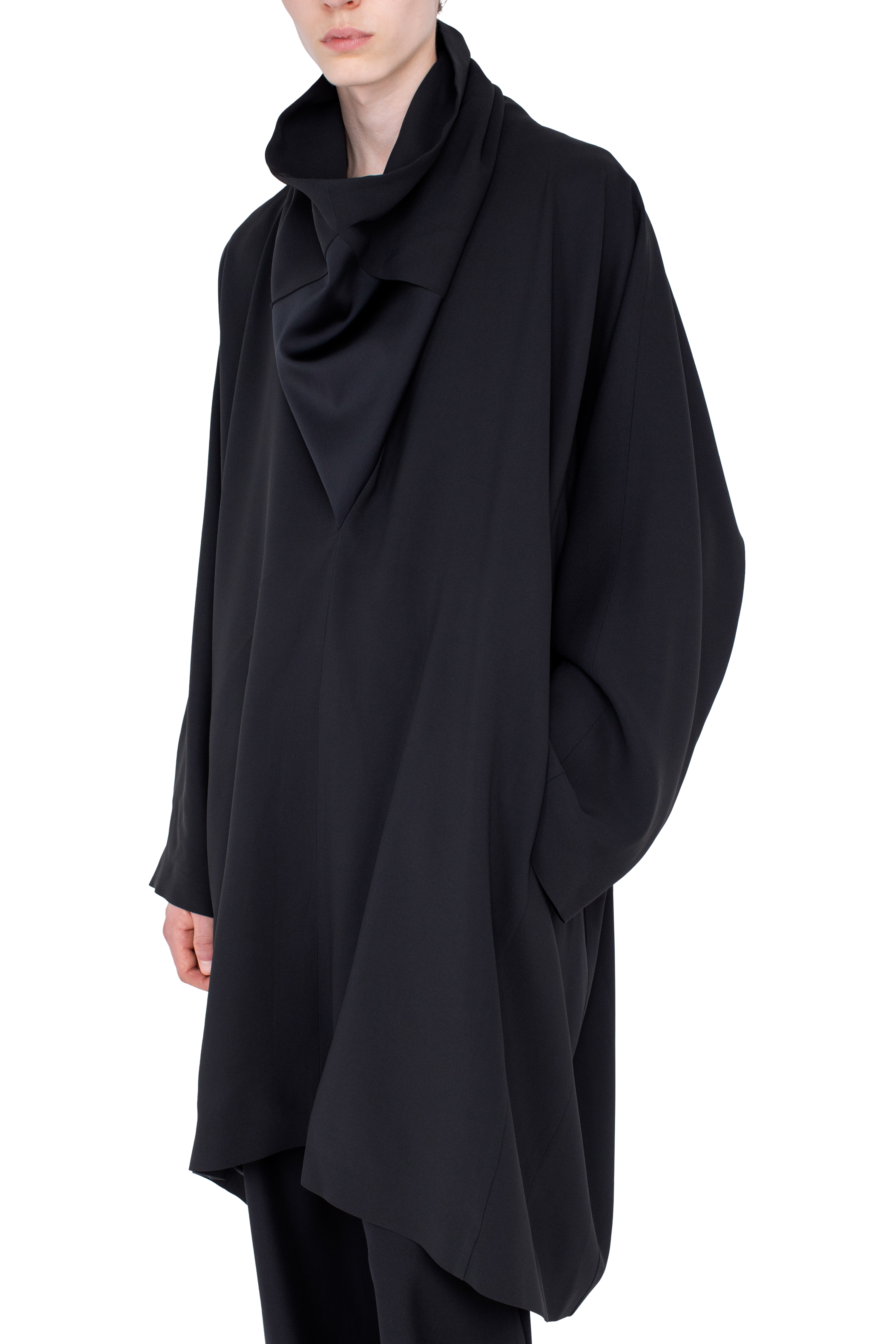 Kiko Kostadinov Tops MODER Tunic tunique Slate Black viscose
