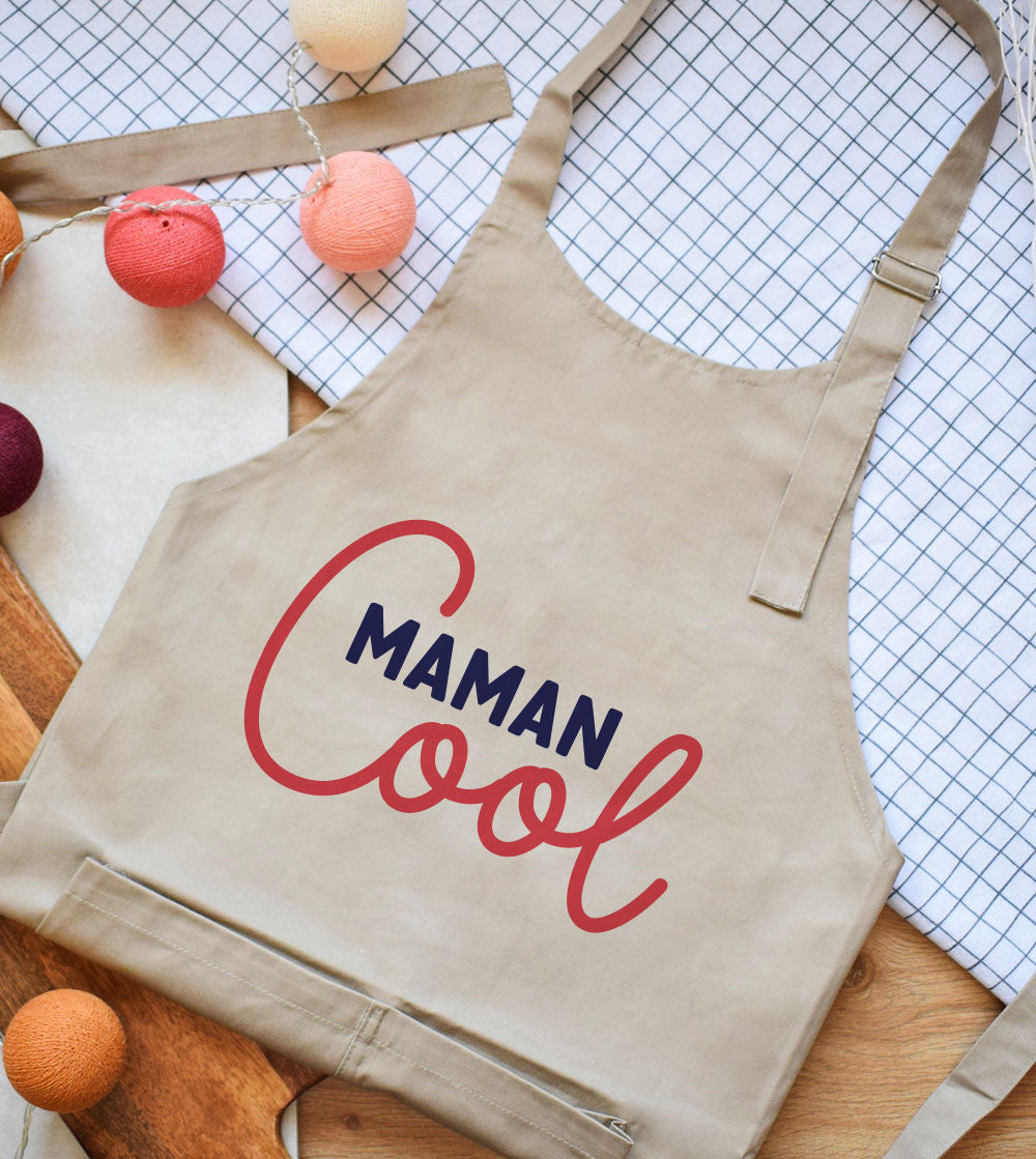 Juste Un T-shirt Tabliers Maman Cool tablier naturel